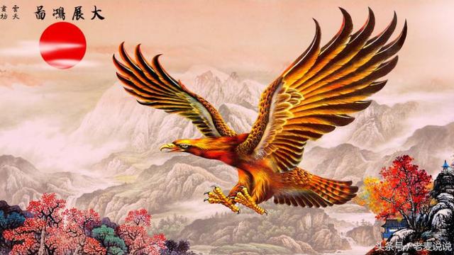 大鹏展翅画属于风水画吗大鹏飞翔的画在风水中的作用